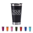 Stainless Steel Beer Mug With Built In Bottle Opener | https://www.bestnamebadges.com