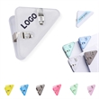 Triangular Transparent File Corner Clip | https://www.bestnamebadges.com
