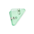 Triangular Transparent File Corner Clip | https://www.bestnamebadges.com