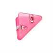 Triangular Transparent File Corner Clip | https://www.bestnamebadges.com