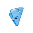 Triangular Transparent File Corner Clip | https://www.bestnamebadges.com