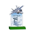Top Gun VividPrint™ Award - Green | https://www.bestnamebadges.com