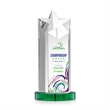 Berkeley VividPrint™ Award on Condor Base - Green | https://www.bestnamebadges.com