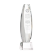 Hoover Award on Robson Base - Clear | https://www.bestnamebadges.com