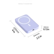 5000mAh PD 20W Magnetic Wireless Fast Charging Power Bank | https://www.bestnamebadges.com