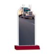 Longhaul VividPrint™ Award - Red | https://www.bestnamebadges.com