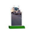 Longhaul VividPrint™ Award - Green | https://www.bestnamebadges.com