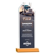 Longhaul VividPrint™ Award - Amber | https://www.bestnamebadges.com