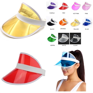 PVC Sun Protective Visor Hat Caps