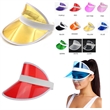 PVC Sun Protective Visor Hat Caps | https://www.bestnamebadges.com