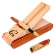 Wooden Ballpoint Pen Gift Set | https://www.bestnamebadges.com
