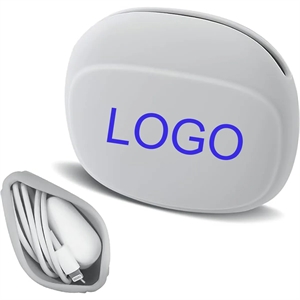 Mini Portable Silicone Headphone Cable Storage Box