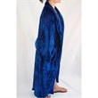 Mink Touch Luxury Robe (White & Navy) | https://www.bestnamebadges.com