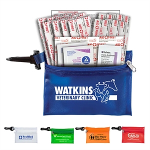 Medi 19 Piece First Aid Kit in Pouch | https://www.bestnamebadges.com