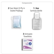 EVERYTHING ESSENTIAL First Aid Protection Pack n Translucent | https://www.bestnamebadges.com