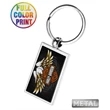 Rectangle Shaped Metal Keychain-Full Color Dome | https://www.bestnamebadges.com