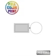 Rectangle Shaped Metal Keychain-Full Color Dome | https://www.bestnamebadges.com