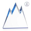 Banff Peak Award - Blue | https://www.bestnamebadges.com