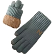 2 Finger Touch Thick Winter Gloves | https://www.bestnamebadges.com