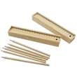 12 Piece Color Pencil Set with Ruler | https://www.bestnamebadges.com
