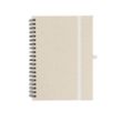 Natural Paper Spiral Notebook | https://www.bestnamebadges.com