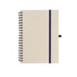 Natural Paper Spiral Notebook | https://www.bestnamebadges.com