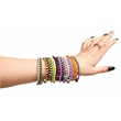 Beautiful Handmade Glass Beaded Bracelet | https://www.bestnamebadges.com