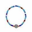 Beautiful Handmade Glass Beaded Bracelet | https://www.bestnamebadges.com