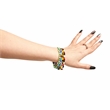 Beautiful Handmade Glass Beaded Bracelet | https://www.bestnamebadges.com