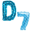 40" Custom Letter & Number Mylar Balloons | https://www.bestnamebadges.com