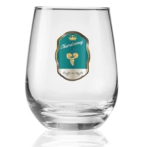 15.25 oz. Libbey® Stemless White Wine Glasses | https://www.bestnamebadges.com