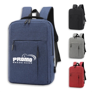 15.6 Inch Canvas Large Capacity Laptop Backpack with USB