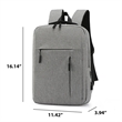 15.6 Inch Canvas Large Capacity Laptop Backpack with USB | https://www.bestnamebadges.com