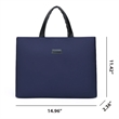 A4 Briefcases Document Portable Business Conference Bag | https://www.bestnamebadges.com