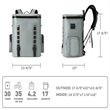 21L Luxury Large Capacity Insulated Soft Cooler Backpack | https://www.bestnamebadges.com