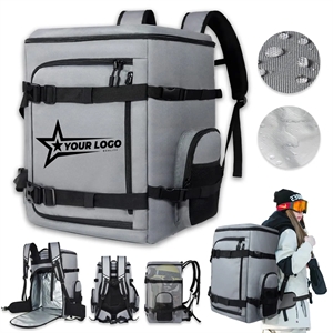 60L Large Capacity 900D Waterproof Ski Boot Bag Backpack
