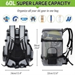 60L Large Capacity 900D Waterproof Ski Boot Bag Backpack | https://www.bestnamebadges.com