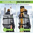 60L Large Capacity 900D Waterproof Ski Boot Bag Backpack | https://www.bestnamebadges.com