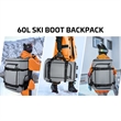60L Large Capacity 900D Waterproof Ski Boot Bag Backpack | https://www.bestnamebadges.com