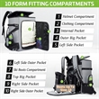 60L Large Capacity 900D Waterproof Ski Boot Bag Backpack | https://www.bestnamebadges.com