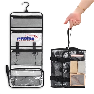 Large  TSA Approved Travel Hanging Clear Toiletry Makeup Bag
