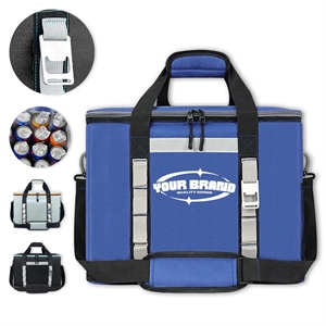 48L Large Soft Sided 65 Cooler Can Insulated Bag with Strap
