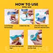 Portable Bag Cap Lips Clip For Food | https://www.bestnamebadges.com