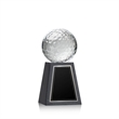 Golf Ball Award on Tall Marble Base | https://www.bestnamebadges.com