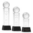 Golf Ball Award on Belcroft Base - Black | https://www.bestnamebadges.com