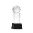 Golf Ball Award on Belcroft Base - Black | https://www.bestnamebadges.com
