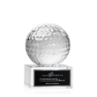 Golf Ball Award on Hancock Base | https://www.bestnamebadges.com