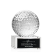 Golf Ball Award on Hancock Base | https://www.bestnamebadges.com