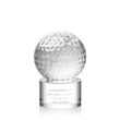Golf Ball Award on Marvel Base | https://www.bestnamebadges.com