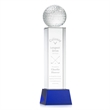 Golf Ball Award on Belcroft Base - Blue | https://www.bestnamebadges.com